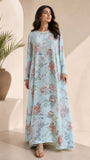 Arabic Lawn Light Blue Kaftan