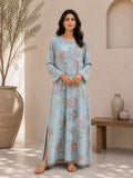 Arabic Lawn Light Blue Kaftan
