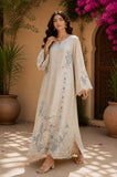 Tussel Silk Embroidered Kaftan Style Gown