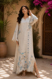 Tussel Silk Embroidered Kaftan Style Gown