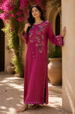 Tussel Silk Magenta  Kaftan
